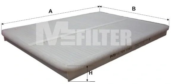 Filtr kabiny K951 Mfilter