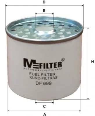Filtr paliwa DF699 Mfilter