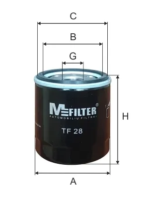 Filtr oleju TF28 Mfilter