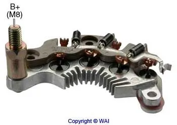 Mostek prostowniczy alternatora = Moster diodowy alternatora Opel Zafira A