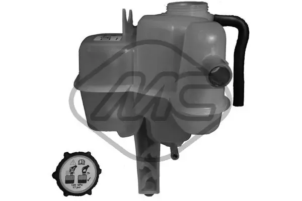 Zbiorniczek wyrównawczy układu chłodzenia 03944 Metalcaucho