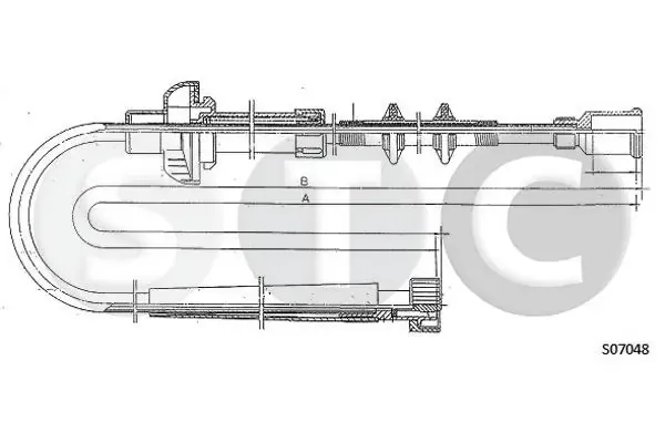 Linka prędkościomierza T481244 STC