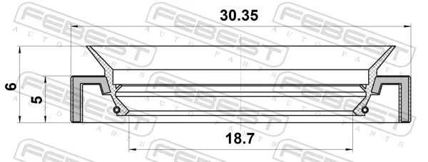 Zestaw naprawczy maglownicy (mechanizmu) (zestaw uszczelniaczy) 955347011DX VAG