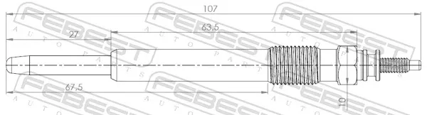 Świeca żarowa Citroen Berlingo  MF