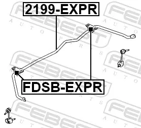 Stabilizator tylny Ford Explorer U5