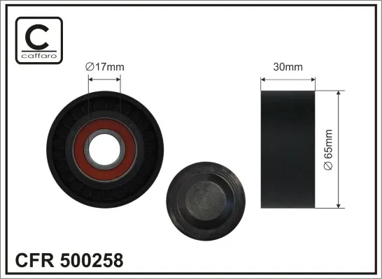 Rolka napinacza paska napędowego 500258 Caffaro