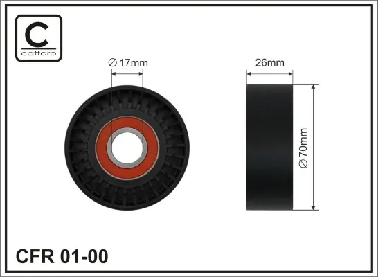  Rolka napinacza paska napędowego Skoda Octavia II A5 liftback (1Z3) (2004 - 2013) II A5