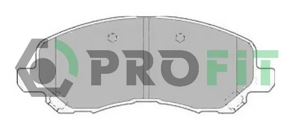 Klocki hamulcowe przednie tarczowe 50001621 Profit