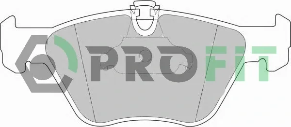 Klocki hamulcowe przednie tarczowe 50001073 Profit