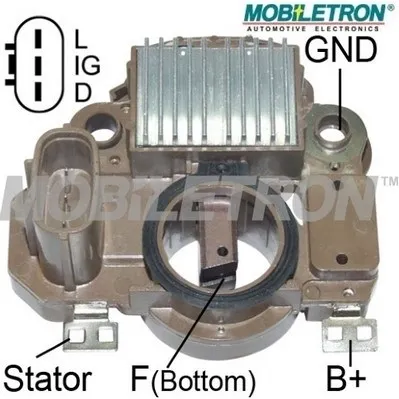 Regulator alternatora (przekaźnik ładowania) VRH200990 Mobiletron