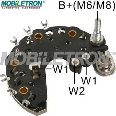 Mostek prostowniczy alternatora = Moster diodowy alternatora RP22 Mobiletron