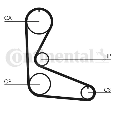 Pasek rozrządu 4324568 Fiat/Alfa/Lancia
