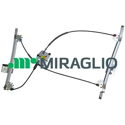 Mechanizm podnoszenia szyby drzwi przednich lewych 302265 Miraglio