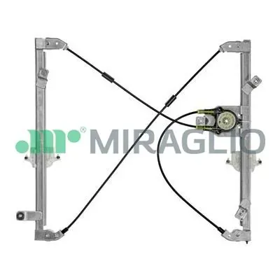 Mechanizm podnoszenia szyby drzwi przednich prawych 301548 Miraglio