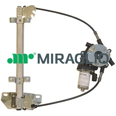 Mechanizm podnoszenia szyby drzwi tylnych prawych 301594 Miraglio