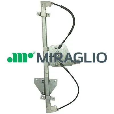 Mechanizm podnoszenia szyby drzwi przednich lewych 301663 Miraglio