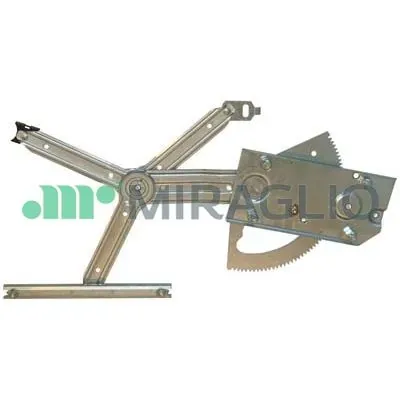 Mechanizm podnoszenia szyby drzwi przednich lewych 301649 Miraglio