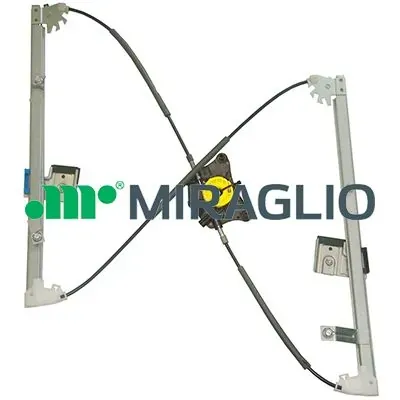 Mechanizm podnoszenia szyby drzwi przednich lewych 301414 Miraglio