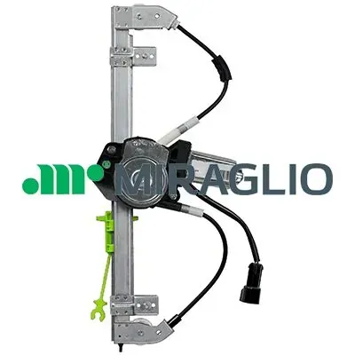 Mechanizm podnoszenia szyby drzwi przednich lewych Fiat Doblo I