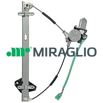 Mechanizm podnoszenia szyby drzwi przednich lewych 301267 Miraglio