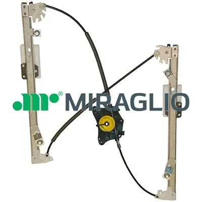 Mechanizm podnoszenia szyby drzwi przednich lewych 301207 Miraglio
