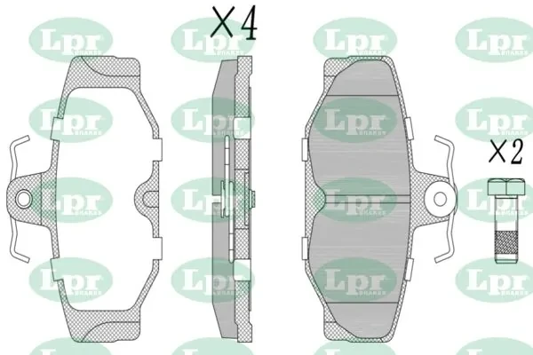 Klocki hamulcowe Ford Scorpio