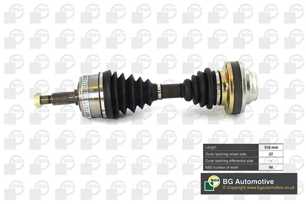 Półoś napędowa przednia DS5602A BGA