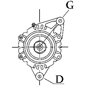 Do koszyka Alternator Toyota Avensis 1