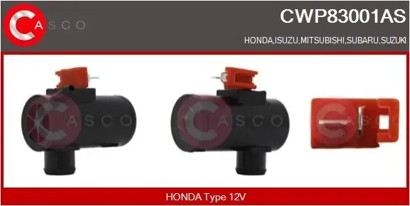 Pompka spryskiwacza szyby przedniej CWP83001AS Casco
