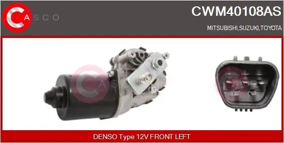 Silniczek wycieraczki szyby przedniej CWM40108AS Casco