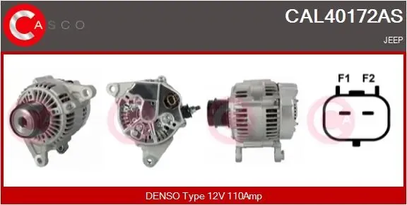 Alternator CAL40172AS Casco