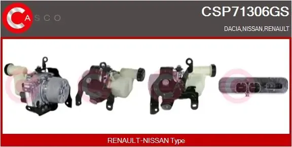 Pompa wspomagania hydraulicznego kierownicy Renault SANDERO II STEPWAY
