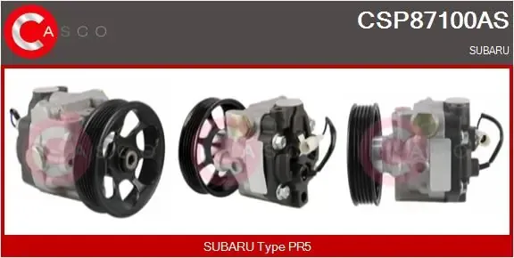 Pompa wspomagania hydraulicznego kierownicy CSP87100AS Casco