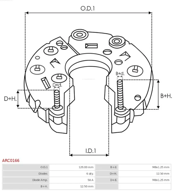 Mostek prostowniczy alternatora = Moster diodowy alternatora Peugeot 407 cena, od