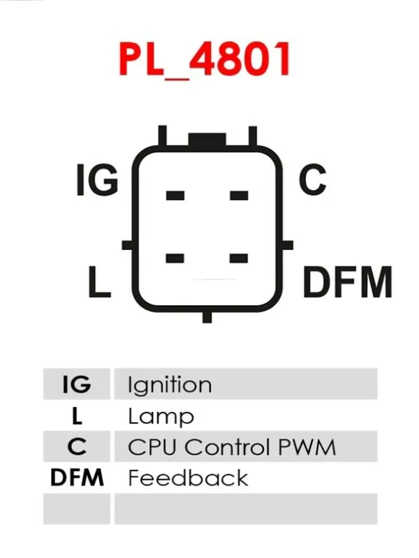 Alternator A6300 As-pl