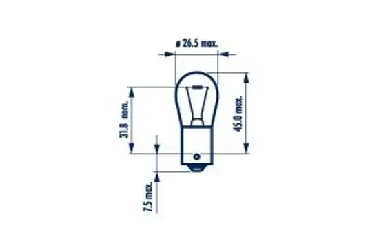 Żarówka PY21W12V Magneti Marelli