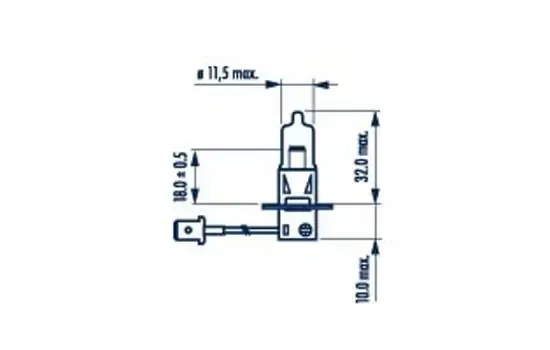 Żarówka halogenowa 1628494M1 Massey Ferguson