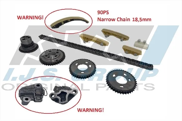 Łańcuch rozrządu, zestaw 401020FK IJS Group