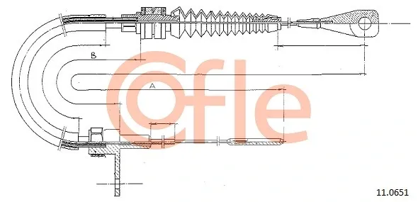 Linka gazu 110651 Cofle