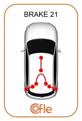 Linka hamulca ręcznego Opel Astra