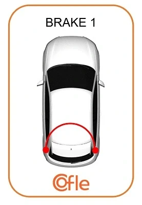 Linka hamulca ręcznego Ford Scorpio