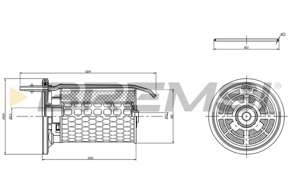 Filtr paliwa FE0364 Bremsi