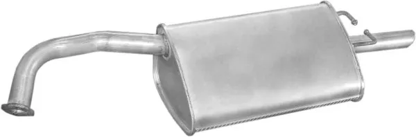 Tłumik, tylna część 0522 Polmostrow