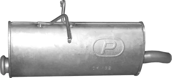 Tłumik, tylna część 04132 Polmostrow