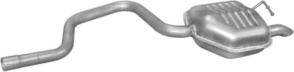 Tłumik, tylna część 08558 Polmostrow