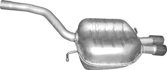 Tłumik, tylna część 3054 Polmostrow