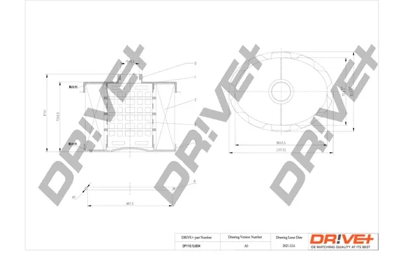 Filtr paliwa DP1110130034 Dr!ve+