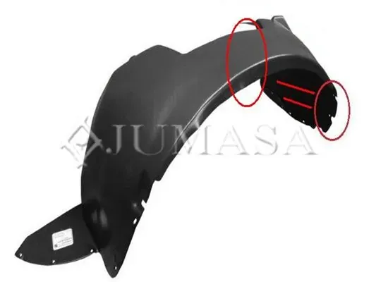 Nadkole błotnika przedniego lewe 08711077 Jumasa