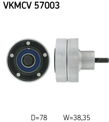 Rolka napinacza paska napędowego VKMCV57003 SKF