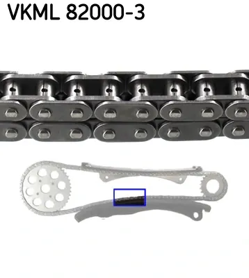 Łańcuch rozrządu, zestaw VKML820003 SKF